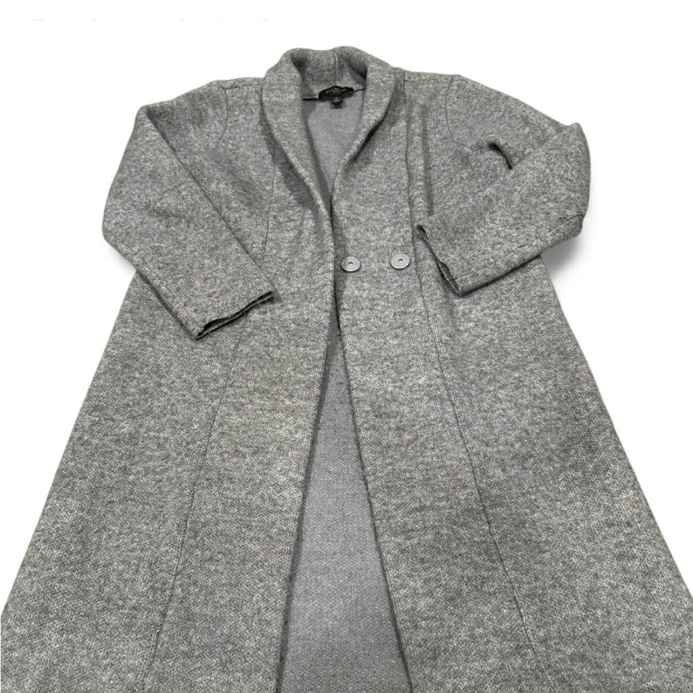 Ann Taylor Heather Gray Petite Coat